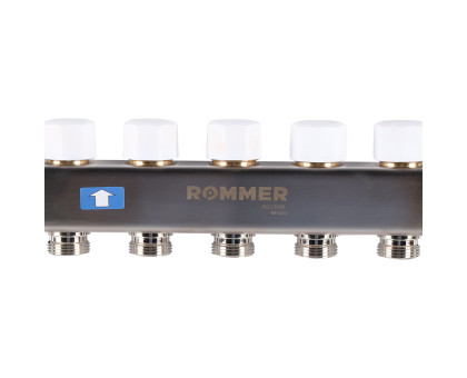 ROMMER RMS-1200-000005 ROMMER Коллектор из нержавеющей стали с расходомерами 5 вых.