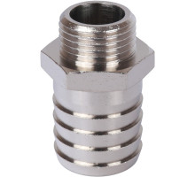 Штуцер Stout НР никелированный 1/2"х25