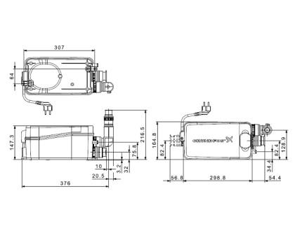 Установка канализационная SOLOLIFT2 D-2 Grundfos 97775318